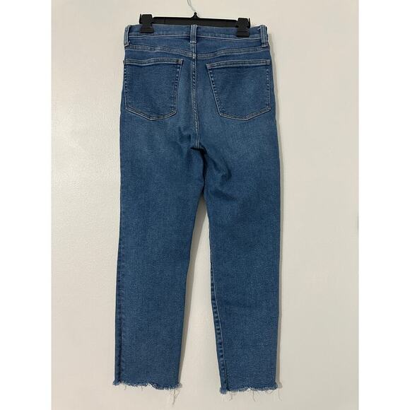 Women's J. Crew Stove Pipe Raw Hem  High Rise Jeans size 27 - Picture 3 of 5